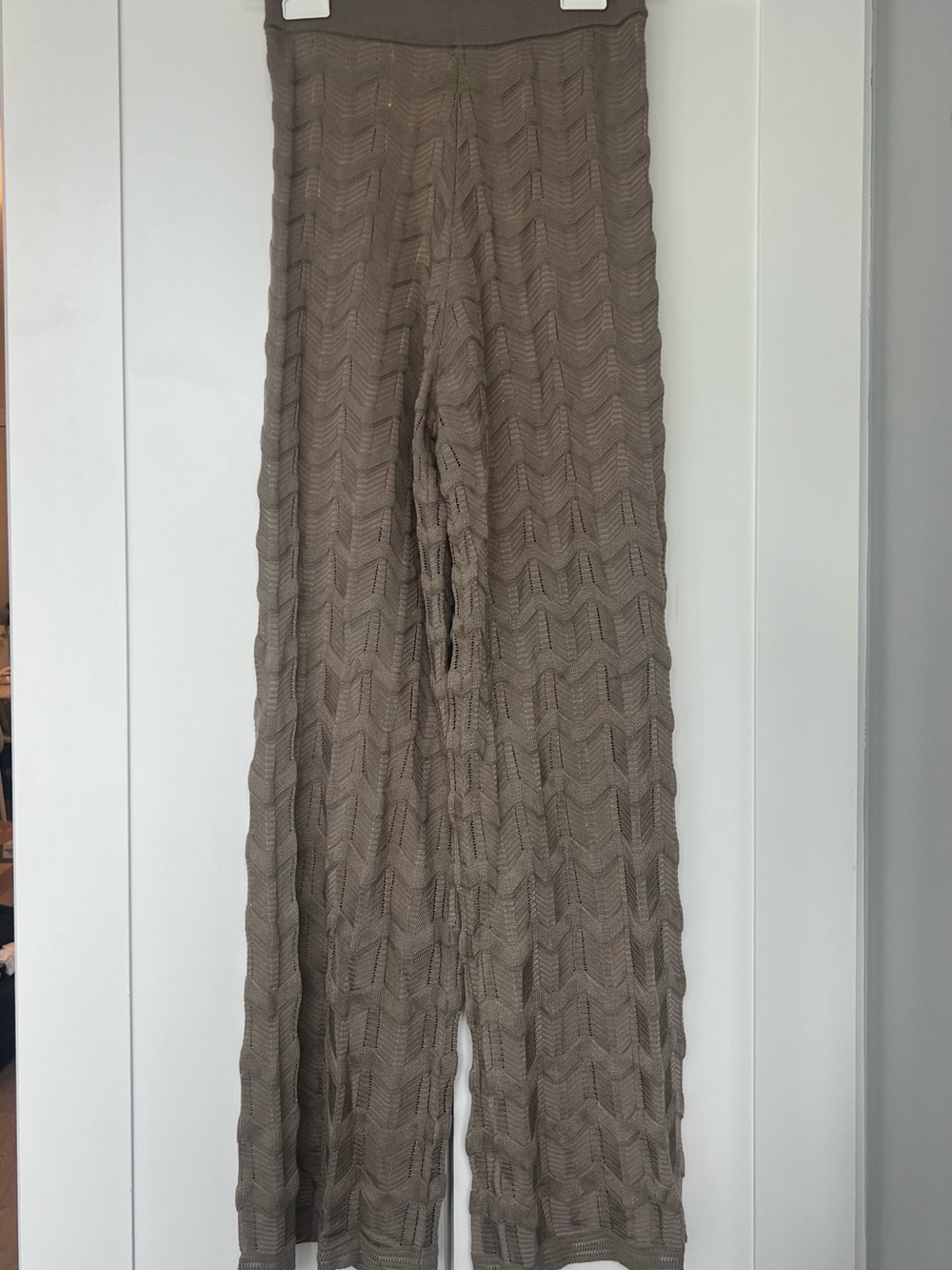 Missoni Taupe Knitwear Pants with Lining